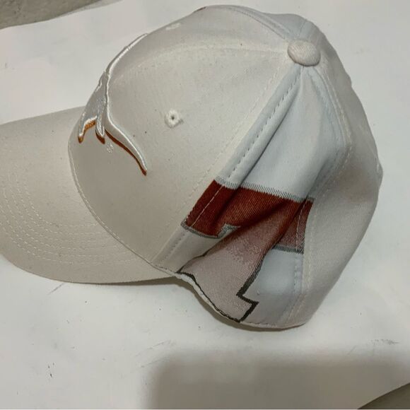 University of Texas Longhorns Cap White One Fit Hat Logo Top Of The World - Picture 7 of 10
